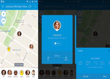 Line Here, comparte tu ubicación a tiempo real