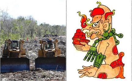 ¿Quién era Kauil, el dios maya encontrado en construcción del Tren Maya?