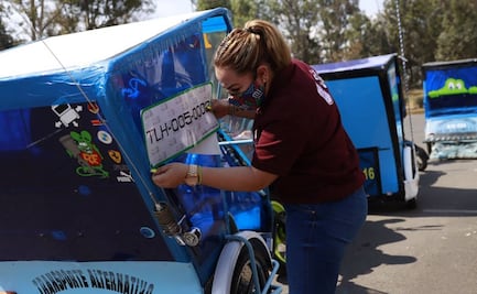 Inicia "emplacado" de mototaxis en Tláhuac; buscan dar más seguridad a usuarios