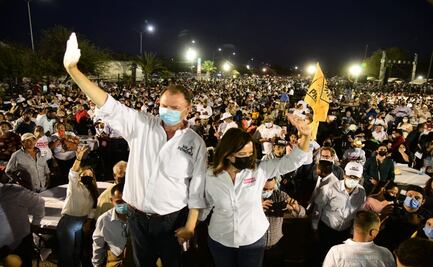 Ernesto "el Borrego" Gándara hizo su primer cierre de campaña regional
