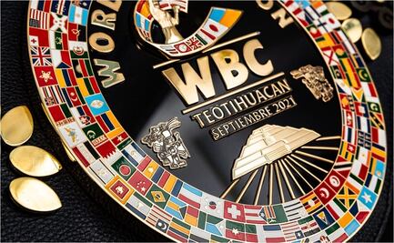 Conoce el cinturón Teotihuacano que disputarán “Canelo” Álvarez y Caleb Plant