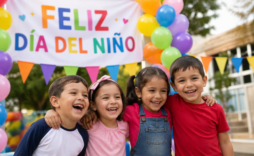 Día del Niño 2026 en México. Foto: Creada con IA
