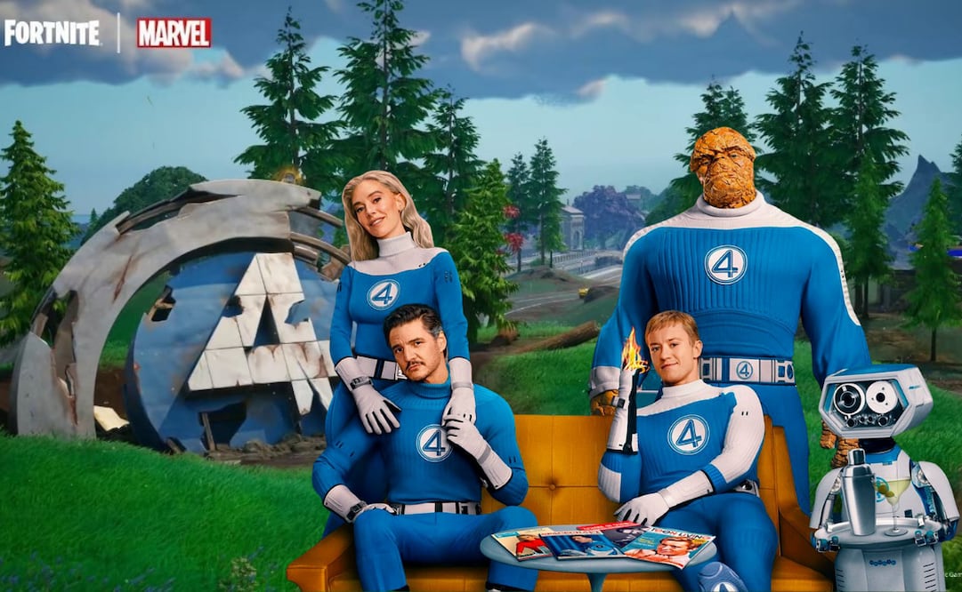 Fortnite lanzará nuevos skins de 'Los 4 Fantásticos' por su colaboración con Marvel. Foto: X