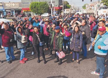 Caos en vialidades de Ecatepec por bloqueos