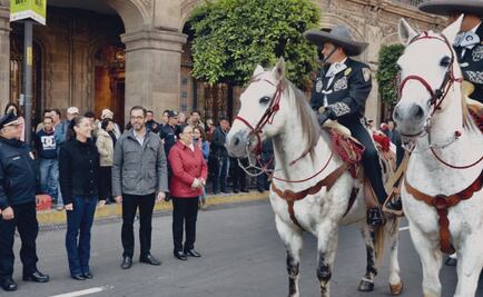 Anuncia Sheinbaum regreso de policía charra a Alameda Central por época navideña