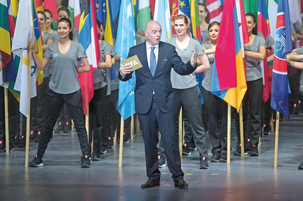 Gianni Infantino inauguró el 66 Congreso del ente rector del futbol (DANIEL CÁRDENAS. IMAGO7)