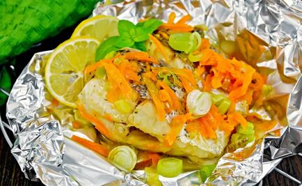 #RECETA Pescado empapelado en salsa verde