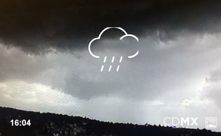 Activan alerta amarilla por lluvia, granizo y viento en 9 delegaciones