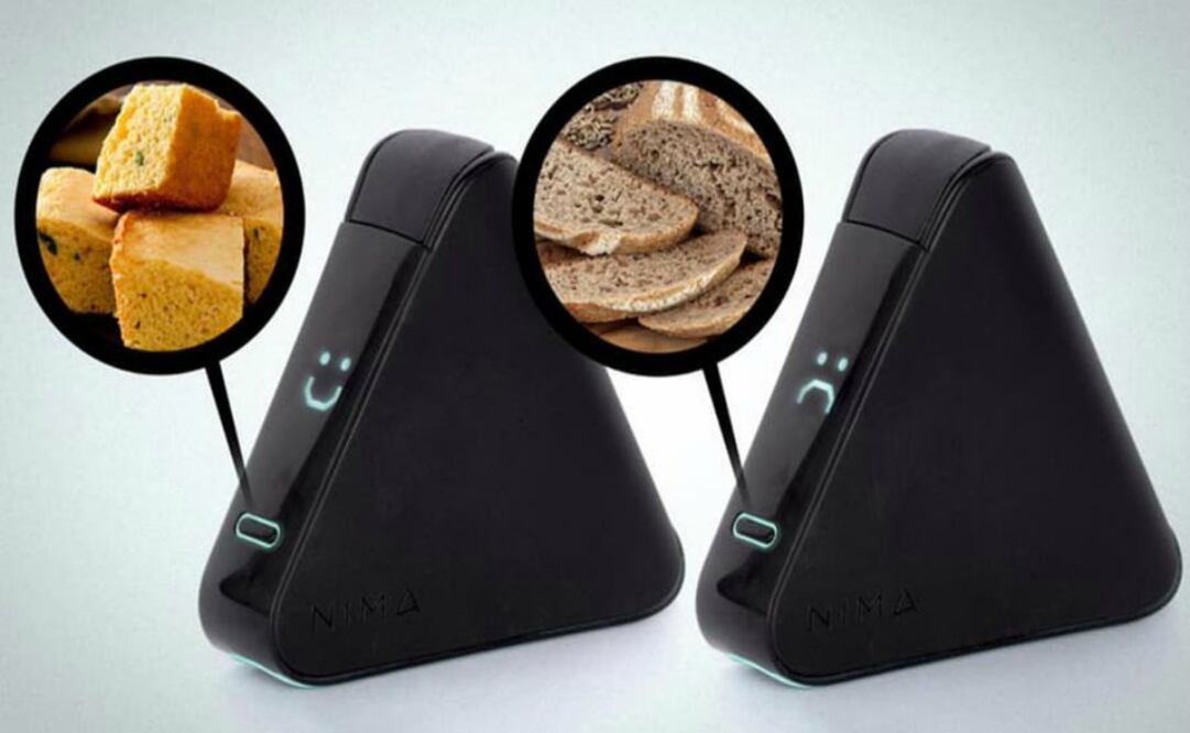 El dispositivo funciona llenando un cartucho con una muestra de comida del tamaño de un frijol