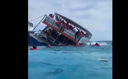 VIDEOS: Se hunde embarcación en Bahamas; fallece una mujer