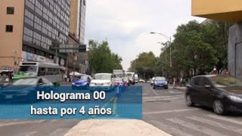 Holograma 00 hasta por 4 años a autos limpios