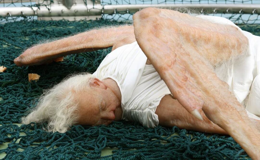 Las piezas de Sun Yuan y Peng Yu están elaboradas de grasa humana, gel de sílica, fibra de vidrio y acero inoxidable. (FOTOS: tomadas de sunyuanpengyu.com)