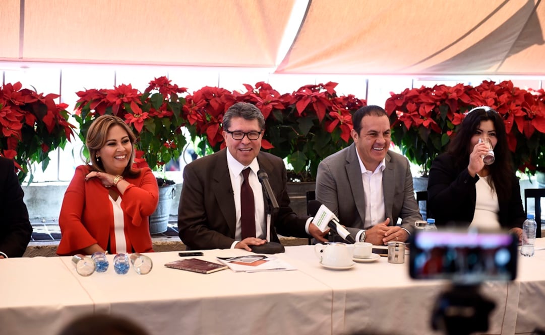 El senador Ricardo Monreal sostuvo que el gobernador Cuauhtémoc Blanco cuenta con el apoyo del Senado. Foto: Tony Rivera / EL UNIVERSAL