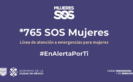 Van 48 detenidos por casos de violencia de género en CDMX reportados en la línea 765 SOS