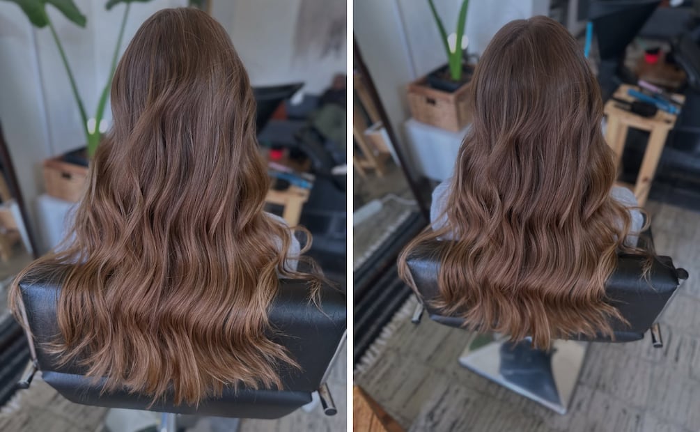 Un tinte que no grita “ya toca retoque” y mantiene el look pulido por semanas. Foto: Instagram @rulosalvientohair
