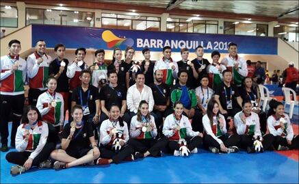 Dominio de México en el taekwondo en Barranquilla 2018