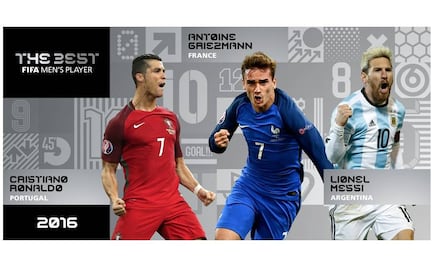 CR7, Messi y Griezmann son nominados a mejor futbolista por la FIFA