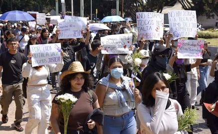 Estudiantes de la UAEM regresan a las calles de Cuernavaca para condenar feminicidio de Kimberly; exigen salida de la rectora