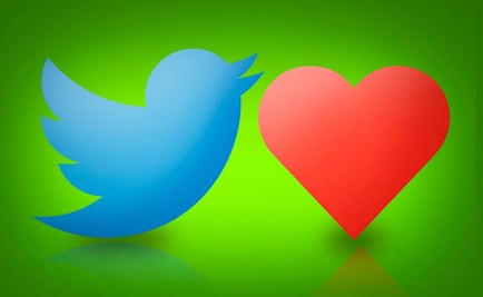 Los corazones en Twitter son un éxito