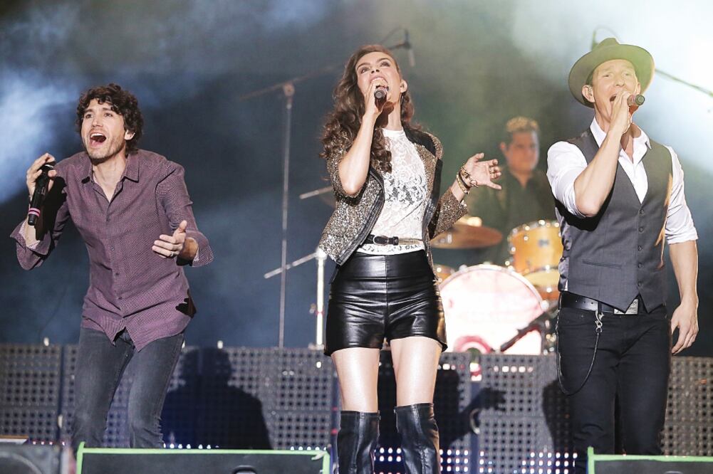 Los cantantes grabarán su nuevo disco durante sus shows en el Auditorio (ARCHIVO EL UNIVERSAL)