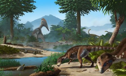 Descubren nueva especie de dinosaurio enano que vivió hace 70 millones de años