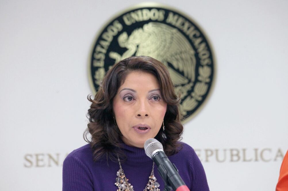 En la foto la presidenta de Movimiento Ciudadano, Esthela Damián