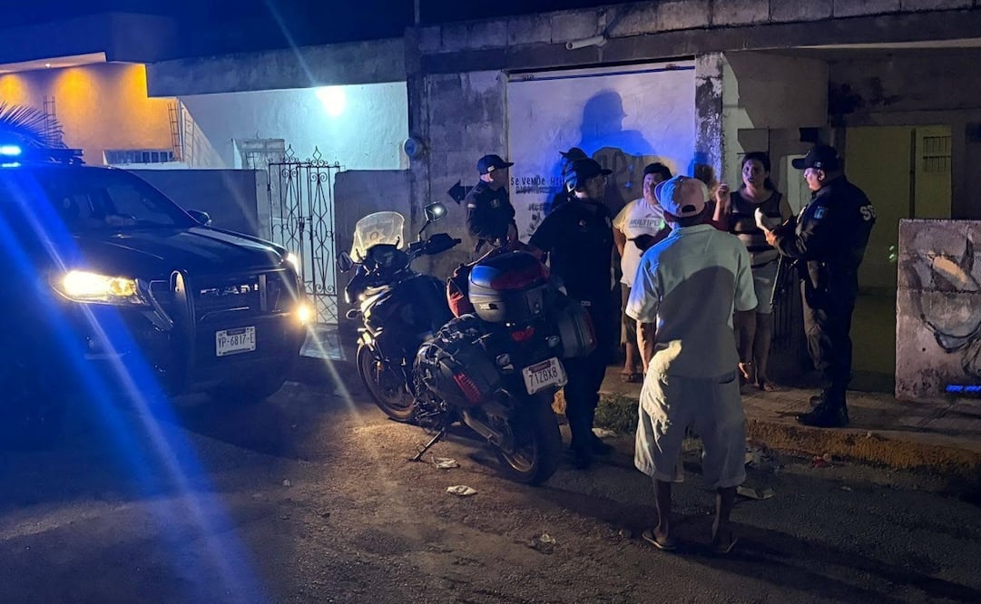 Sujetos en moto atacan a hombre con un machete en Yucatán. Foto: especial