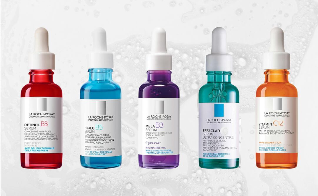 Ahora mismo hay cinco sérums de La Roche-Posay en descuento en Amazon México. Los descuentos van del 28 % al 52 %. Fotos: Amazon