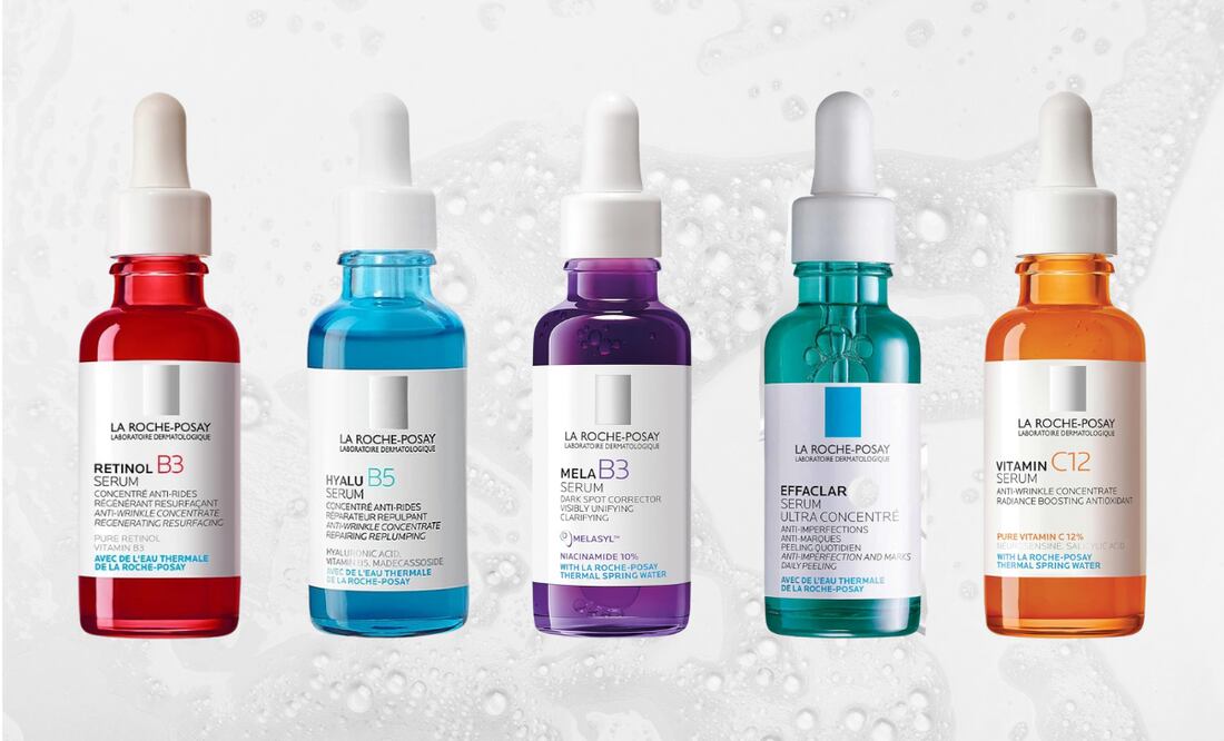 Ahora mismo hay cinco sérums de La Roche-Posay en descuento en Amazon México. Los descuentos van del 28 % al 52 %. Fotos: Amazon