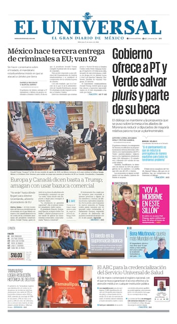Portada impresa del 21 de enero de 2026