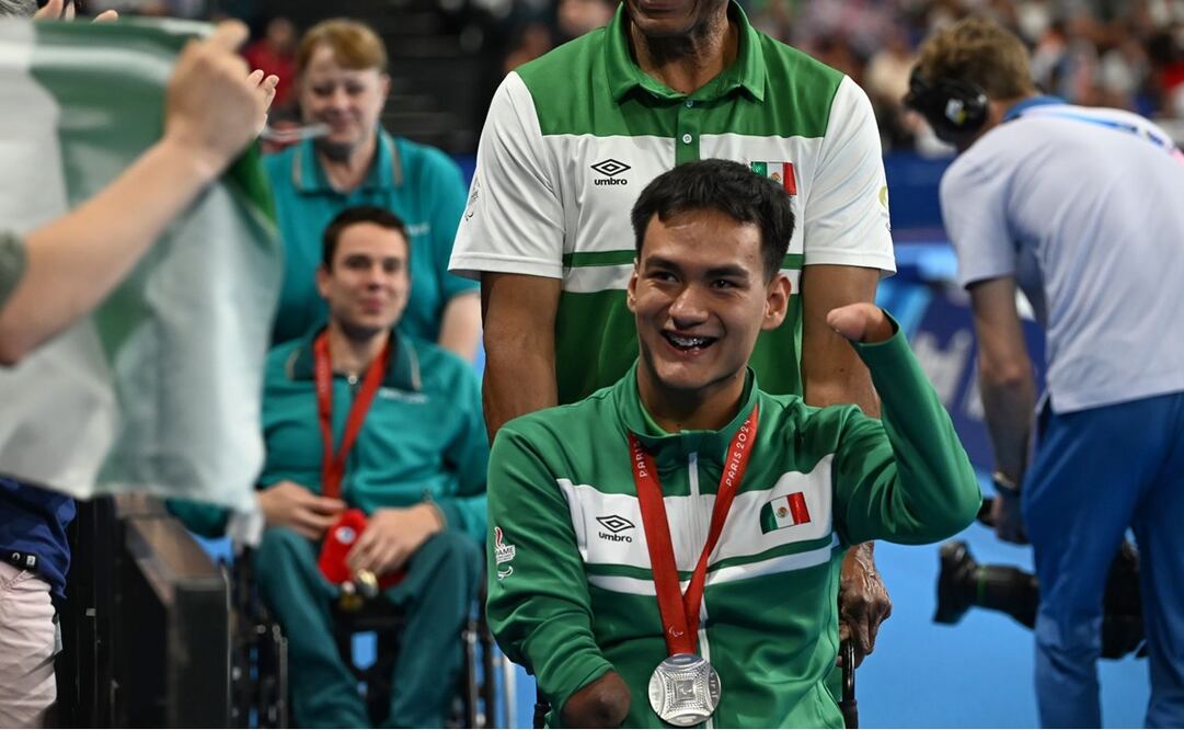 Ángel Camacho tras ganar la medalla de plata en París FOTO: Isaura Ruiz