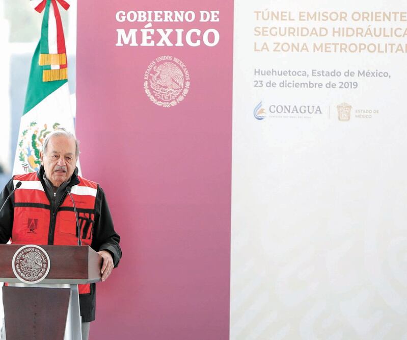 Carlos Slim, presidente de Grupo Carso, recordó que el país lleva 37 años con crecimiento promedio de 1.9% anual. IVÁN STEPHENS. EL UNIVERSAL