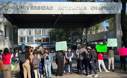 Estudiantes y profesores de la Universidad Autónoma Chapingo realizan paro de actividades 