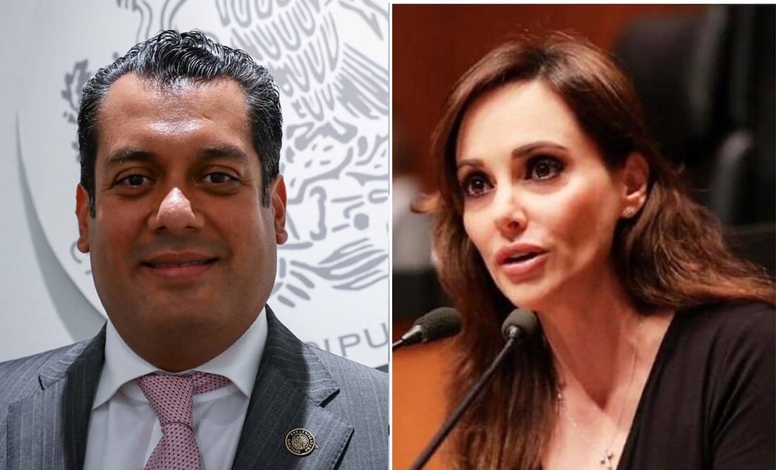 Diputado Sergio Gutiérrez Luna y la senadora electa Lilly Téllez. Fotos: EL UNIVERSAL