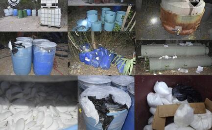 Desmantelan "narcolaboratorio" en Tlaltizapán, Morelos