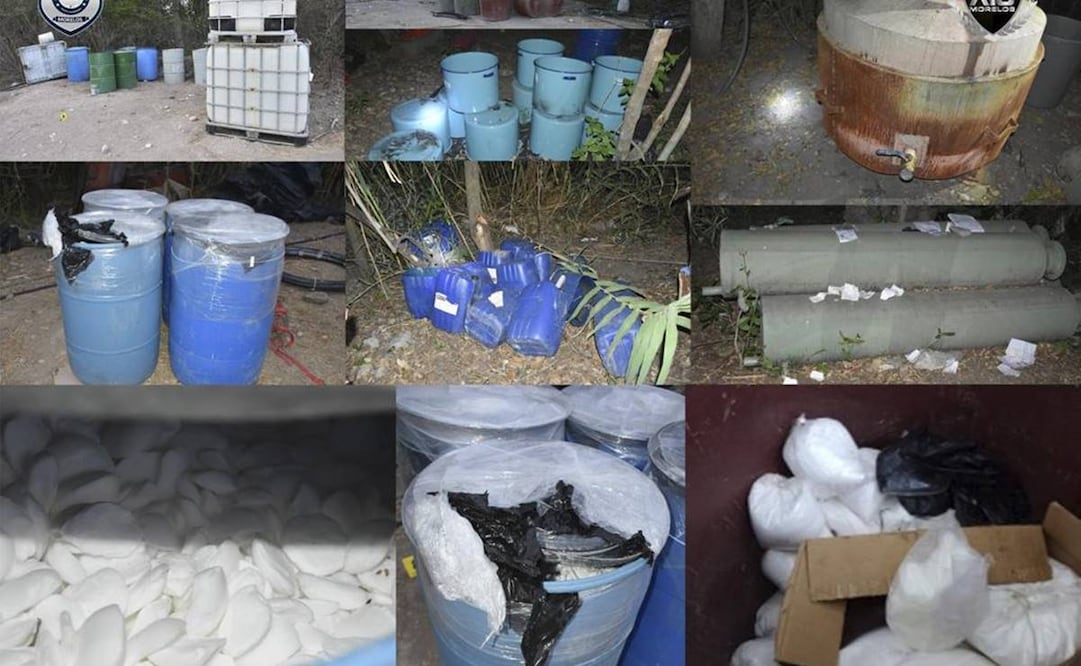 Desmantelan narcolaboratorio en Morelos / Foto: Especial