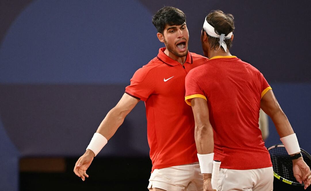 Rafael Nadal y Carlos Alcaraz quedan eliminados en los dobles de Juegos Olímpicos - Foto: AFP