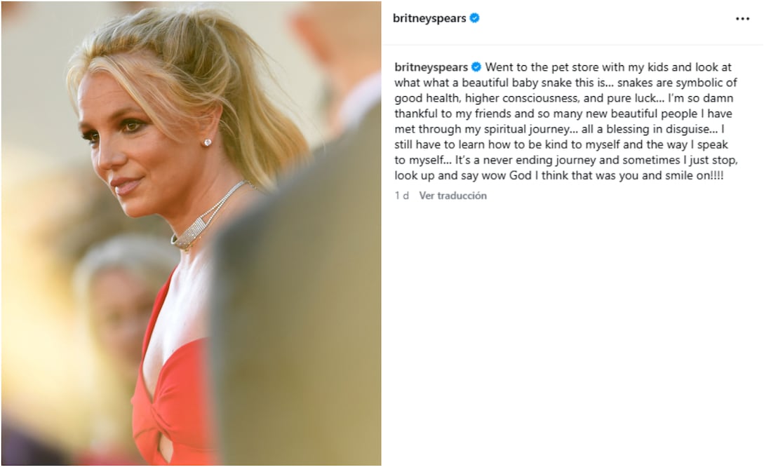 Britney Spears hace su primera publicación en Instagram, después de su salida de rehabilitación.
Fotos: AFP / Valerie Macon, archivo e Instagram