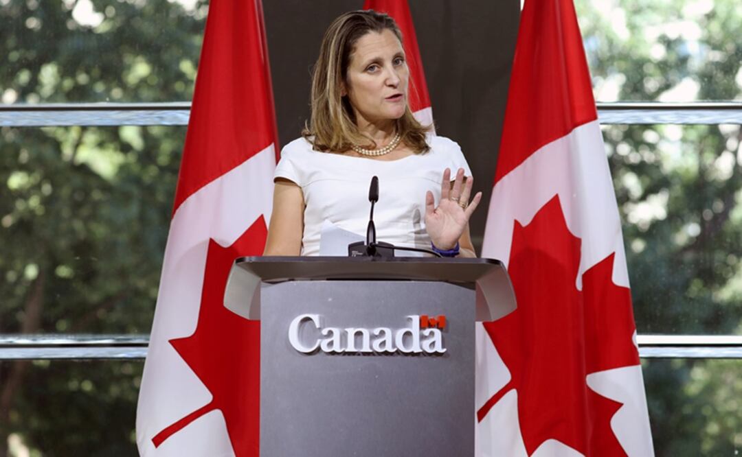 La canciller es la principal negociadora de Canadá en la mesa de diálogo para modernizar el Tratado de Libre Comercio de América del Norte. Foto: Reuters
