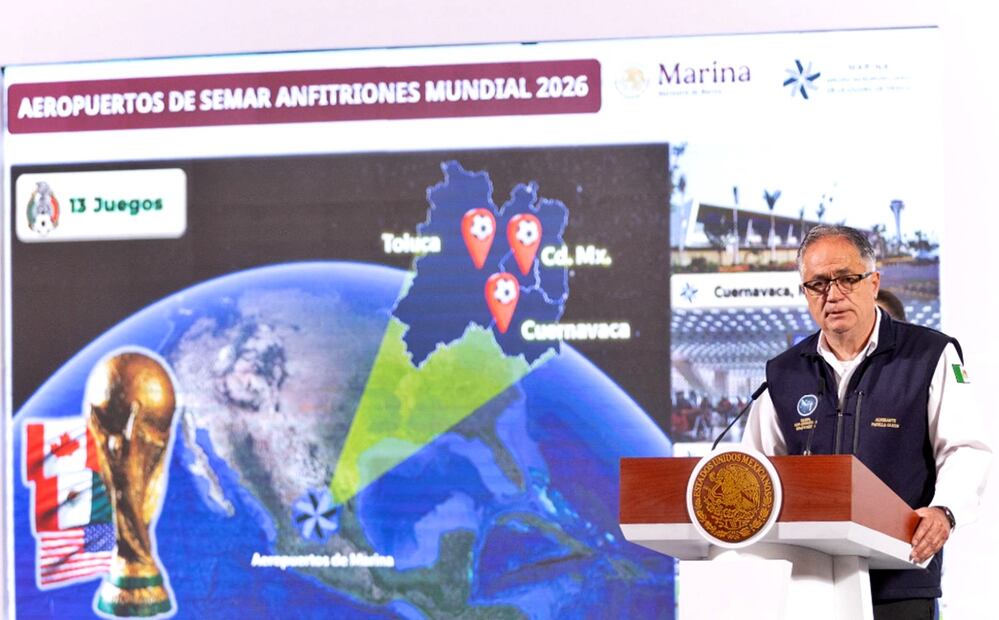 Para la Copa Mundial FIFA 2026, el Gobierno de la presidenta de México, Claudia Sheinbaum Pardo, anunció la remodelación estética, funcional y operativa del Aeropuerto Internacional de la Ciudad de México (AICM) “Benito Juárez”. Foto: Hugo Salvador/EL UNIVERSAL