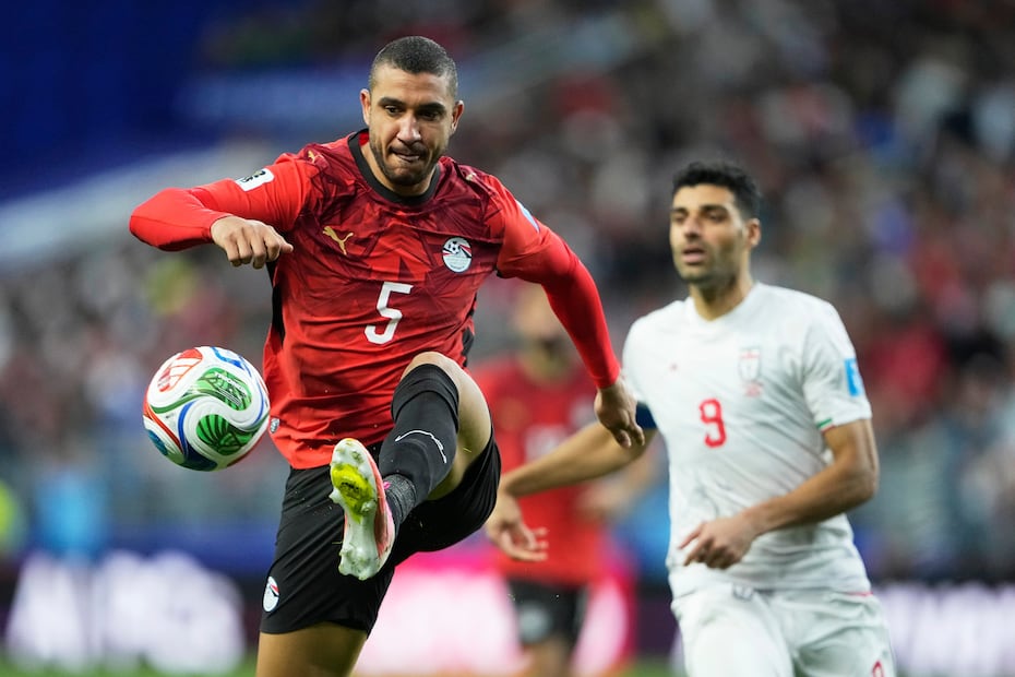 Egipto e Irán en partido, durante la Fase de Grupos del Mundial de 2026 - Foto: AP