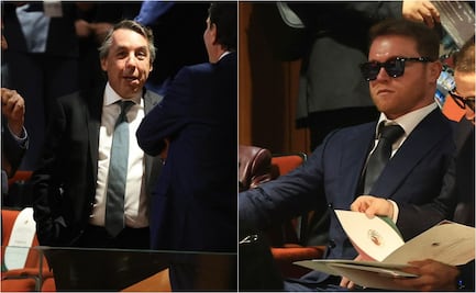 Canelo Álvarez y Emilio Azcárraga presentes en la toma de protesta de Claudia Sheinbaum