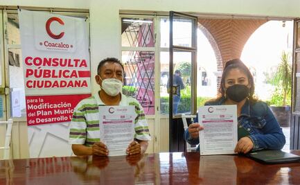 Gobierno de Coacalco inicia consulta pública sobre modificación de plan de desarrollo urbano