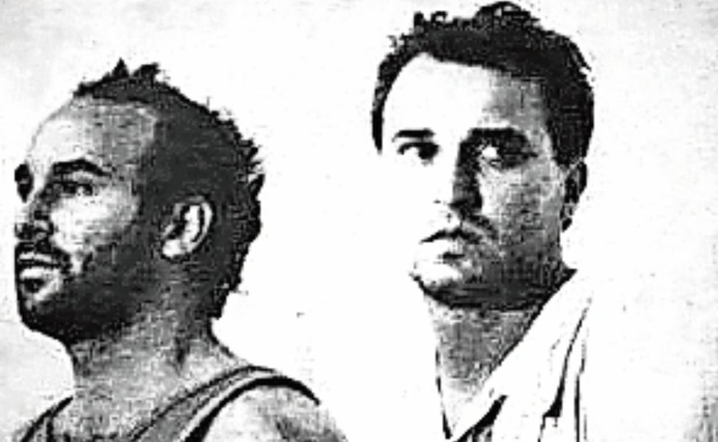 Imagen de los ladrones Carlos Perches Treviño y Ramón Sardina García. Foto: Hemeroteca / EL UNIVERSAL