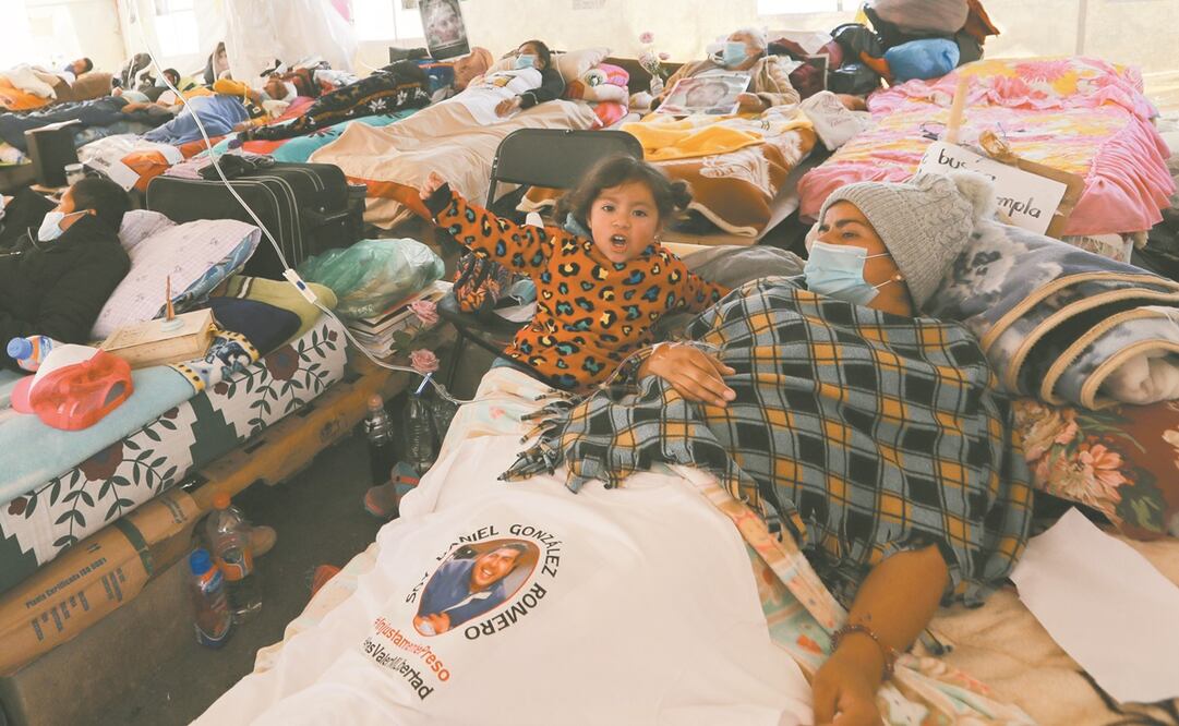 Madre e hija conviven con otras seis mujeres. Foto: Jorge Alvarado/ EL UNIVERSAL.