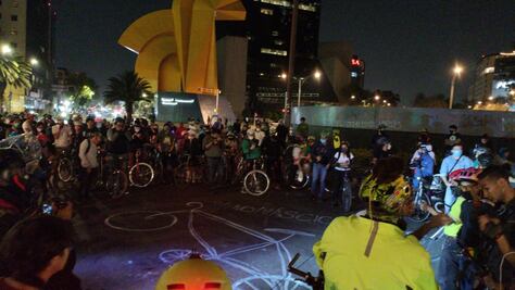 Ciclistas se manifiestan para pedir justicia por compañero atropellado 