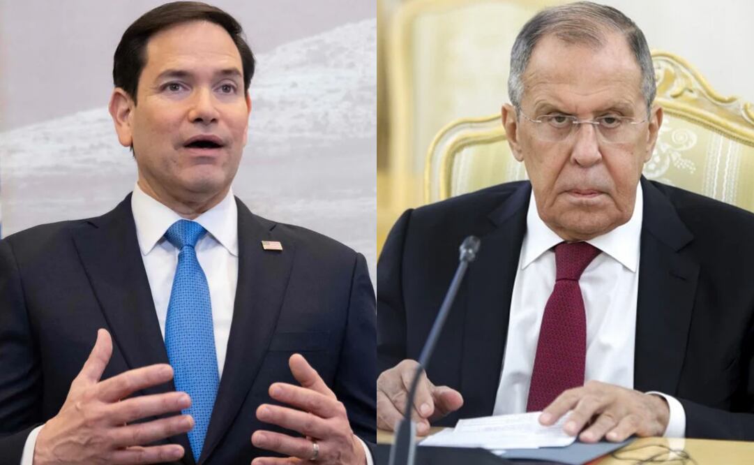 Marco Rubio, y el ministro de Relaciones Exteriores ruso, Serguéi Lavrov, se reunieron el sábado para habalr sobre el fin de la guerra en Ucrania. (15/03/25) Foto: Archivo