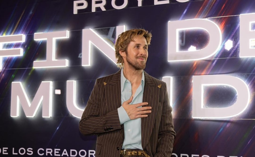 Alfombra roja de la película Proyecto Fin del mundo, con el actor Ryan Gosling y los directores Phil Lord y Christopher Miller. Foto: Hugo Salvador/EL UNIVERSAL.