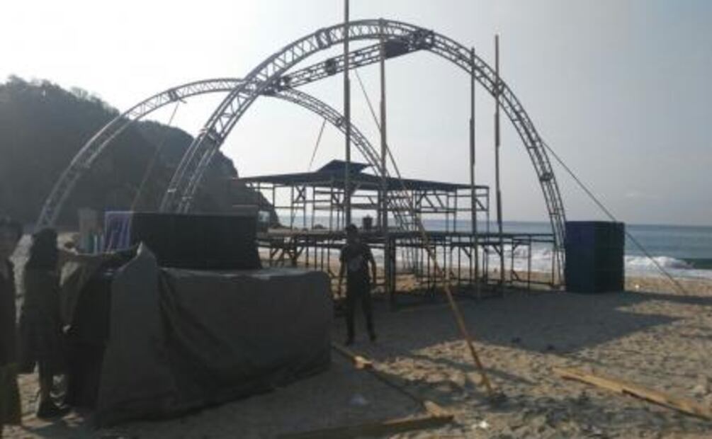 Profepa y Semar impiden concierto en playa en Colima