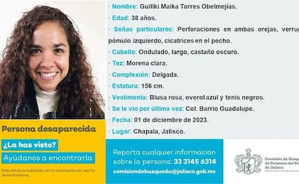 Maika Torres: Hallan cuerpo en Chapala que sería de extranjera reportada como desaparecida 